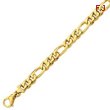 14K Gold 6.75mm Polished Fancy Link Bracelet