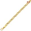 14K Gold 6.85mm Polished Fancy Link Bracelet