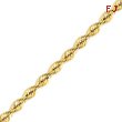 14K Gold 6mm Handmade Regular Rope Chain