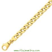 14K Gold 9.4mm Polished Fancy Link Bracelet