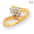 14K Gold AA Diamond Ring