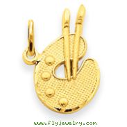 14K Gold Artist Palette Charm