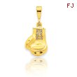 14K Gold Boxing Glove Charm