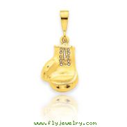 14K Gold Boxing Glove Charm