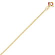 14K Gold Carded Cable Rope Chain