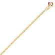 14K Gold Carded Cable Rope Chain