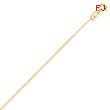 14K Gold Carded Curb Chain