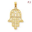 14K Gold Chamseh Pendant