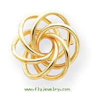 14K Gold Circle Pin