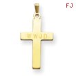 14K Gold Cross Charm