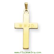 14K Gold Cross Charm