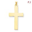 14K Gold Cross Charm