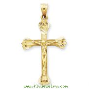 14K Gold Crucifix Charm