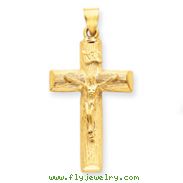 14K Gold Crucifix Charm