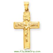 14K Gold Crucifix Charm