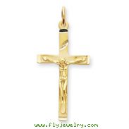 14K Gold Crucifix Pendant