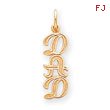 14K Gold Dad Charm