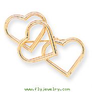 14K Gold Designer Pin