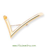 14K Gold Designer Pin