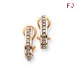 14K Gold Diamond Earring