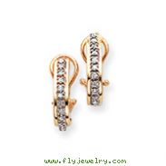 14K Gold Diamond Earring