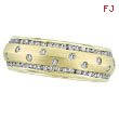 14K Gold Diamond Ring Eternity Band