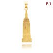 14K Gold Empire State Building Pendant