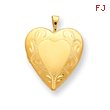 14k Gold Filled 2-Frame Heart Locket