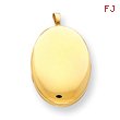 14K Gold Filled 2-Frame Oval Locket