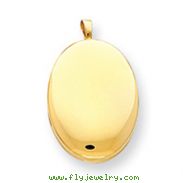 14K Gold Filled 2-Frame Oval Locket