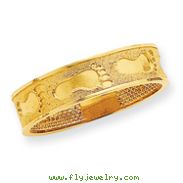 14K Gold Footprints In The Sand Ring