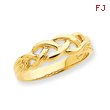 14K Gold Free Form Knot Ring