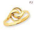 14K Gold Free Form Ring