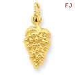 14K Gold Grapes Charm