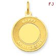 14K Gold Happy Anniversary Charm