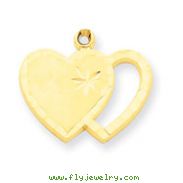 14K Gold Heart Charm