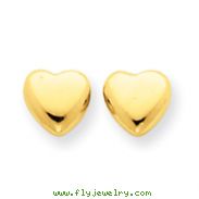 14K Gold Heart Ear