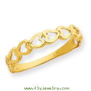 14K Gold Heart Ring