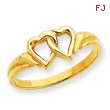 14K Gold Heart Ring