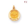 14K Gold Holy Spirit Medal Charm