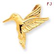 14K Gold Hummingbird Slide