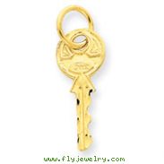 14K Gold Key Charm