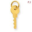 14K Gold Key Charm