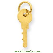 14K Gold Key Charm