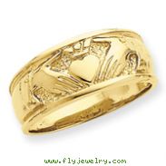 14K Gold Ladies Claddagh Ring