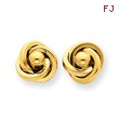 14K Gold Love Knot Earrings