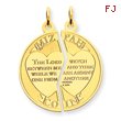 14K Gold Mizpah Break-apart Charm