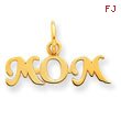 14K Gold Mom Charm