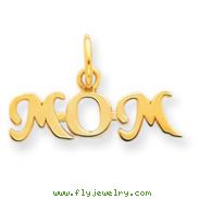 14K Gold Mom Charm