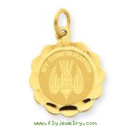 14K Gold My Confirmation Charm